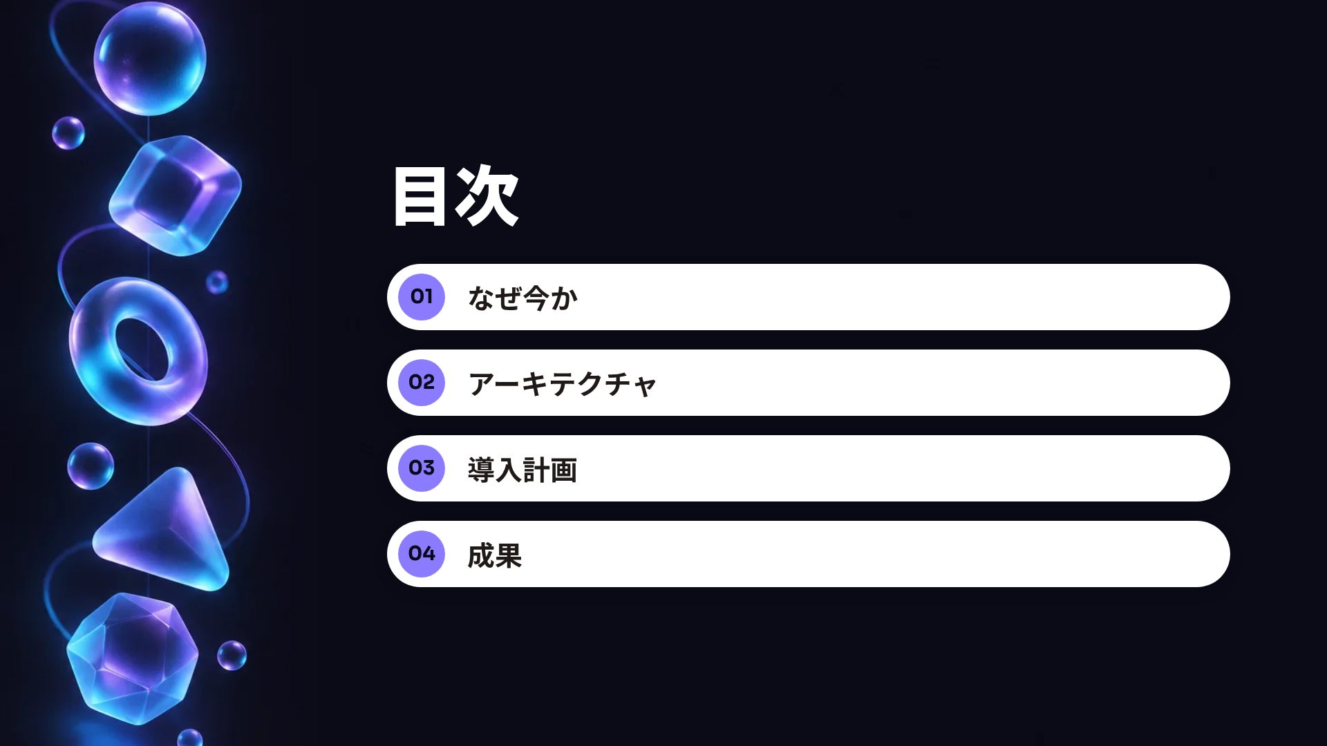 グラスアイコン スライド 3