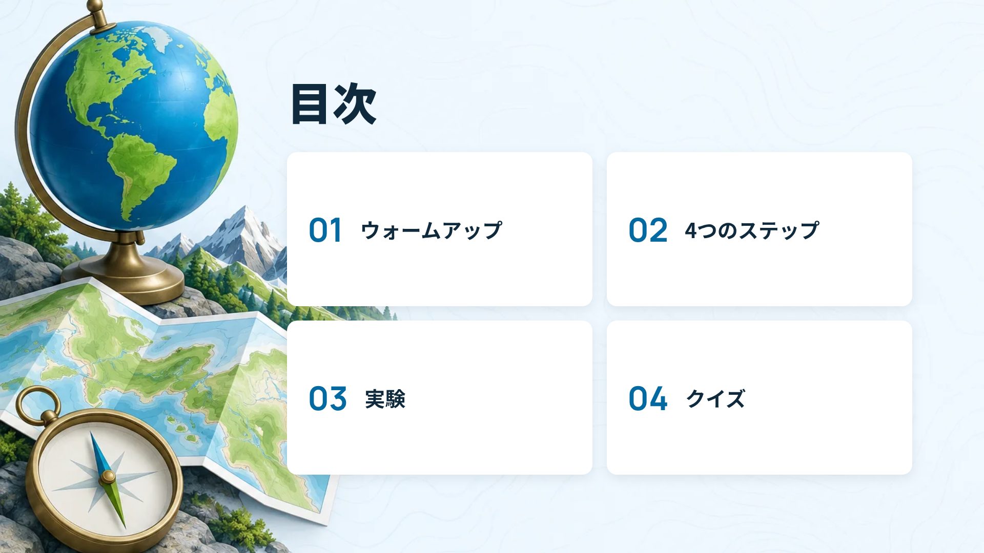 地理の時間 スライド 3