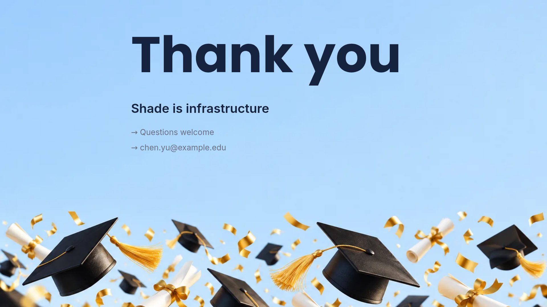 Graduation Day slide 18
