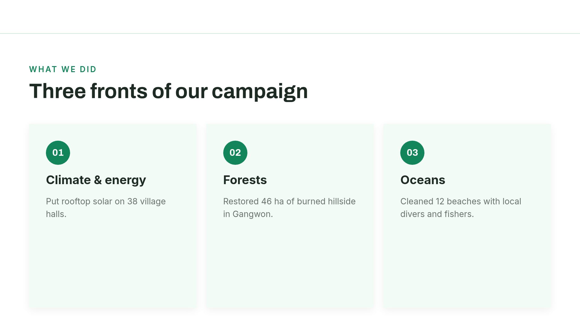 Green Campaign slide 5