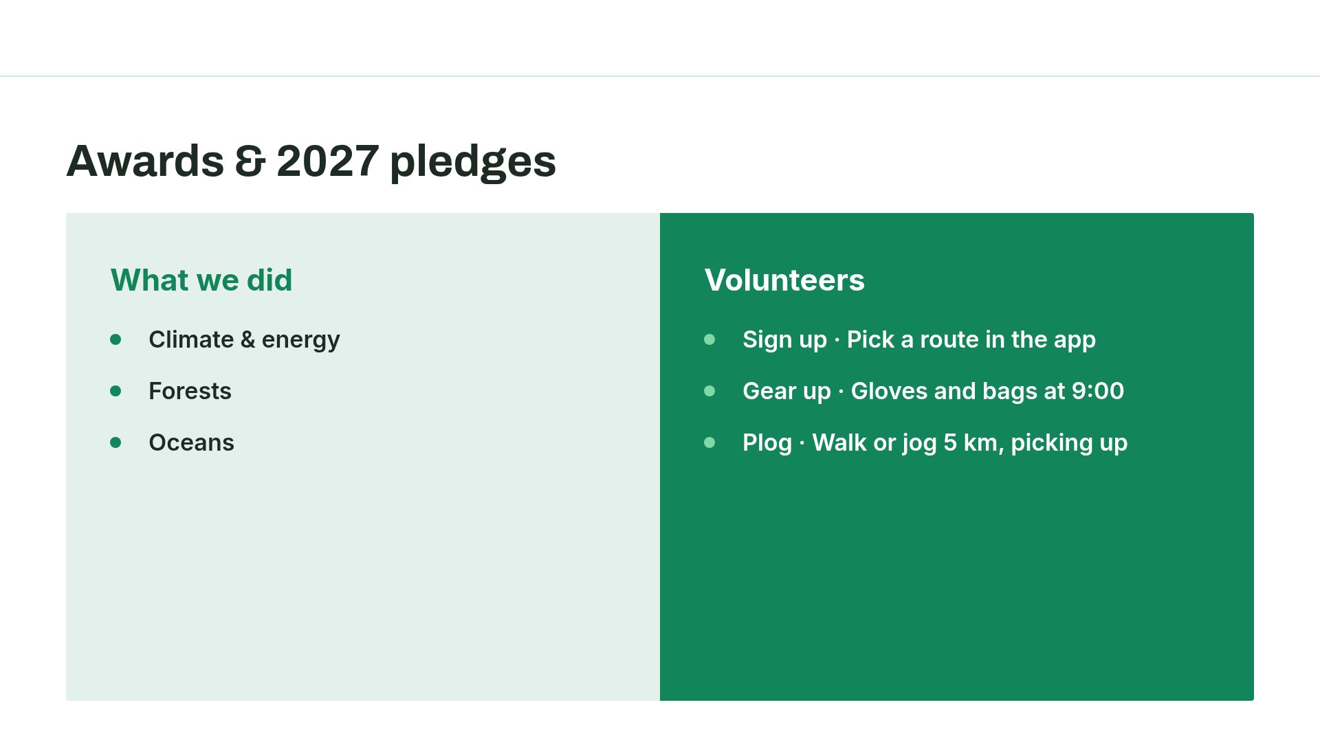 Green Campaign slide 8