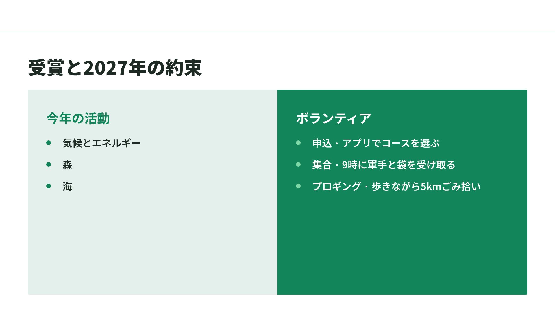 グリーンキャンペーン スライド 8