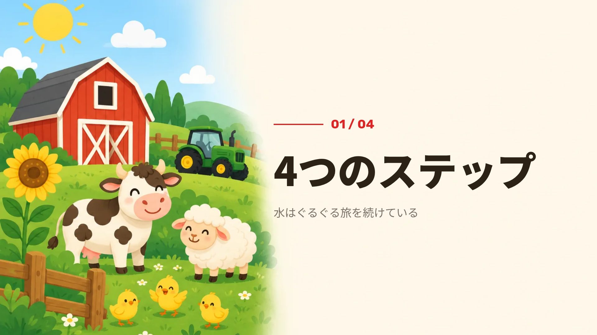 たのしいのうじょう スライド 4