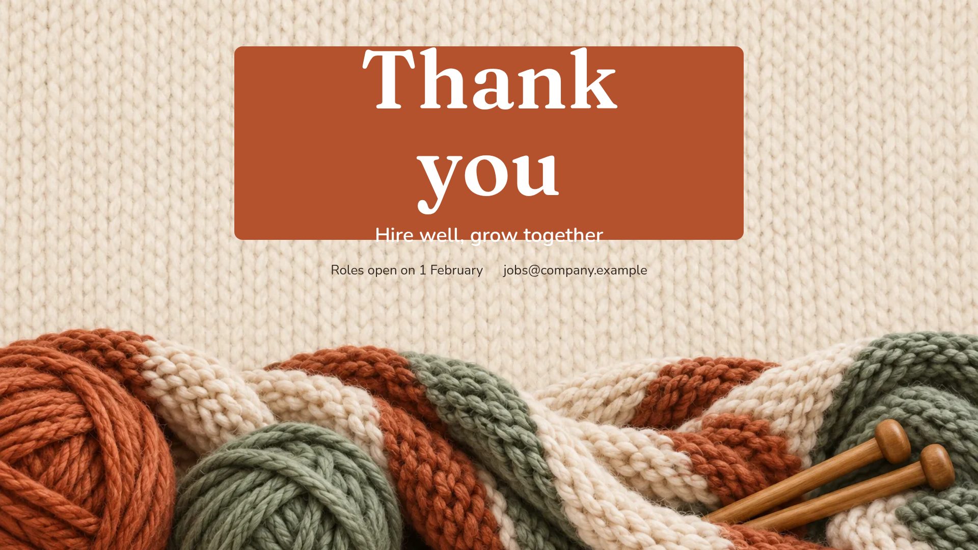 Knit slide 18