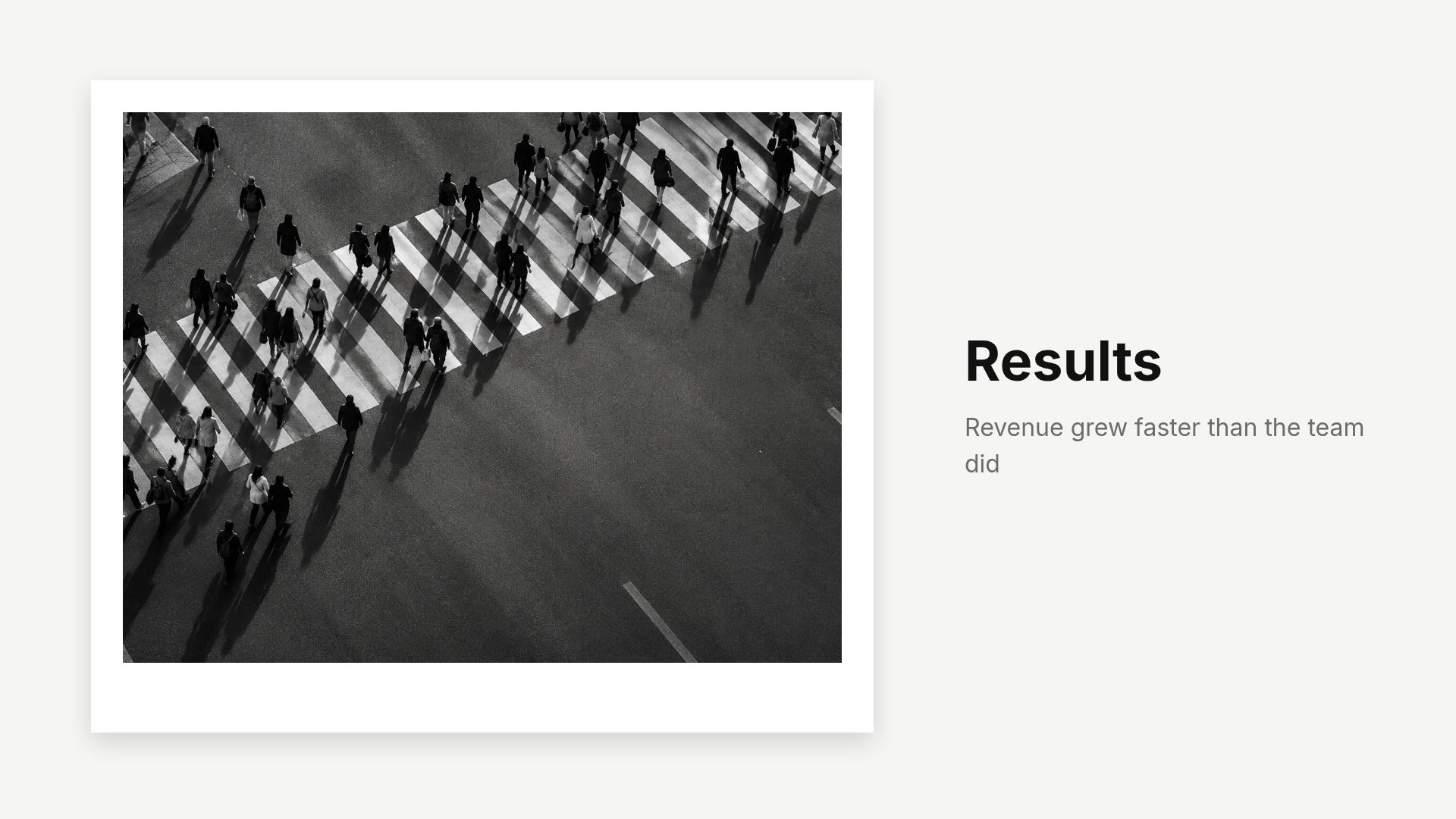 Monochrome slide 13