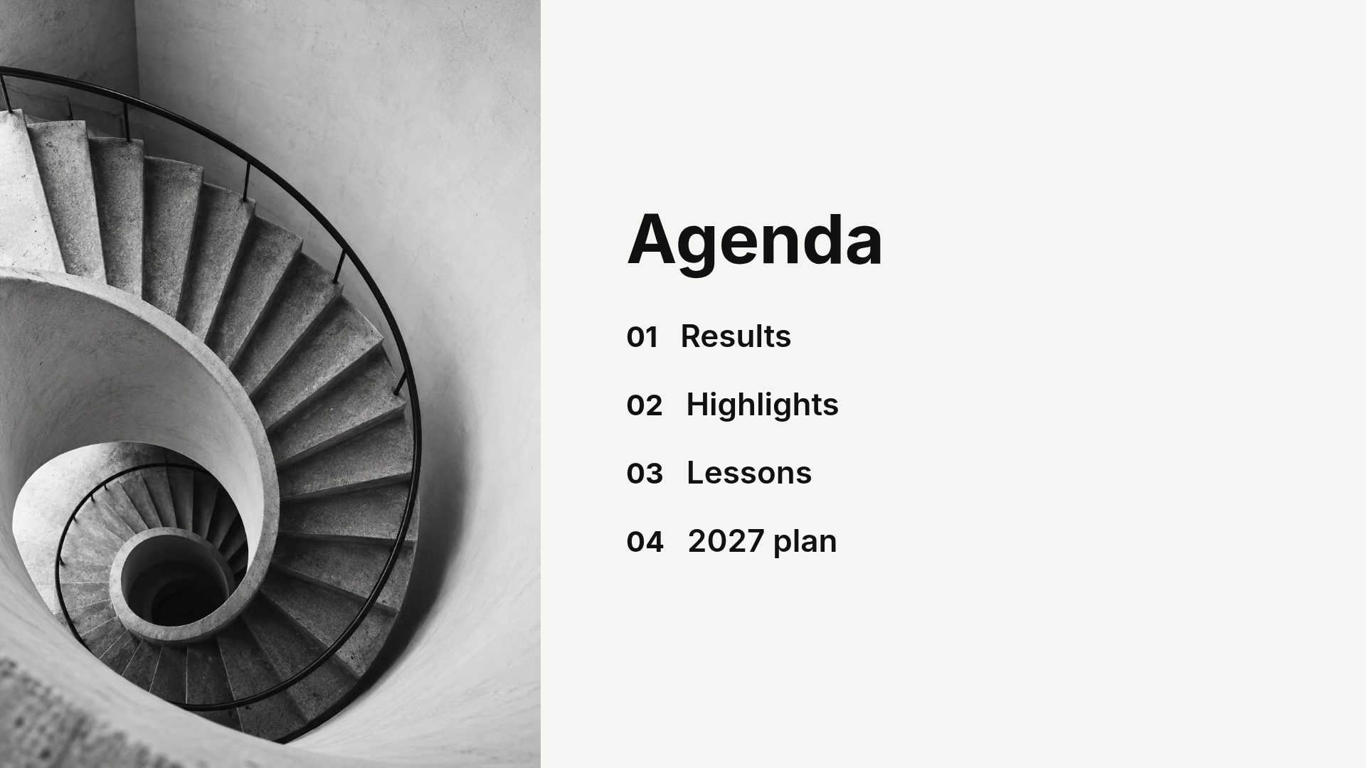 Monochrome slide 3