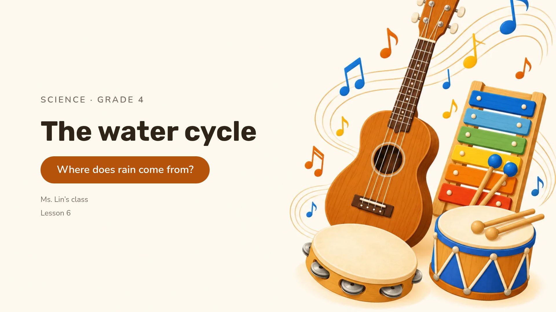 Music Class slide 1