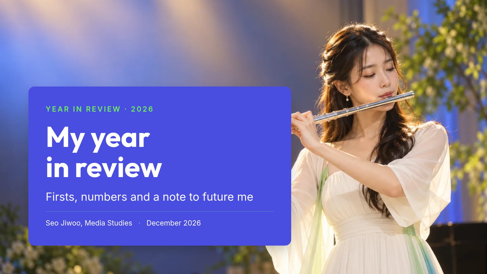 My Year slide 2