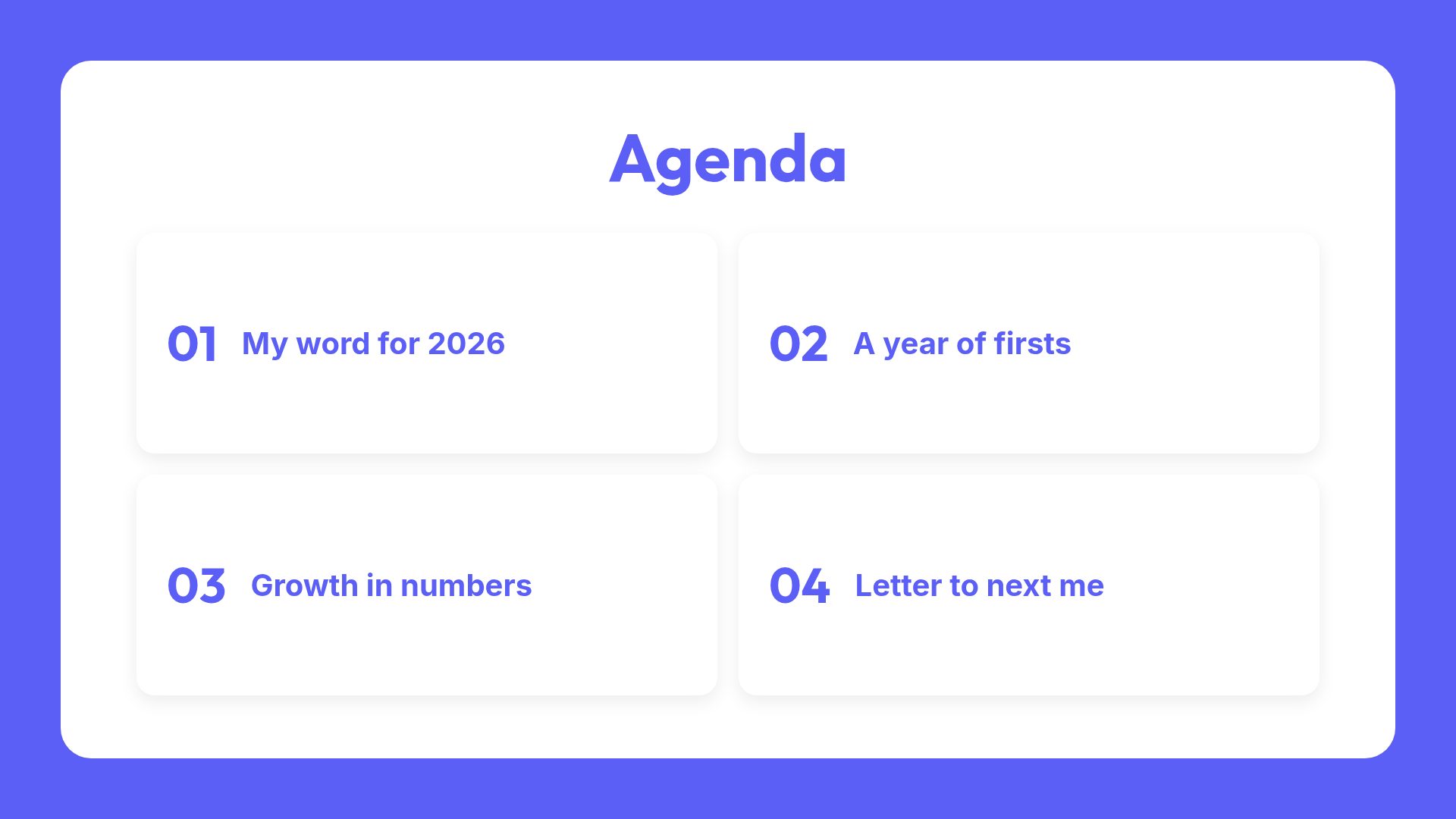 My Year slide 3
