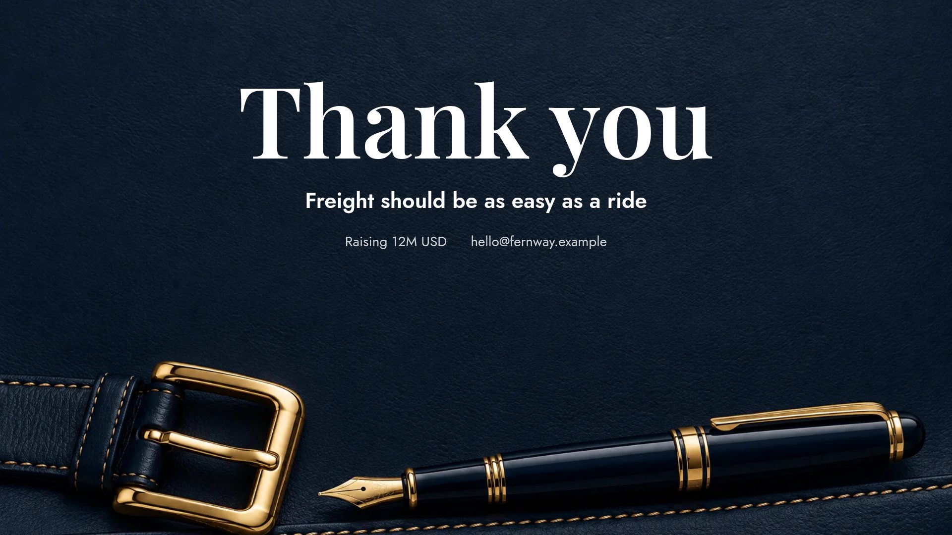 Navy Leather slide 18