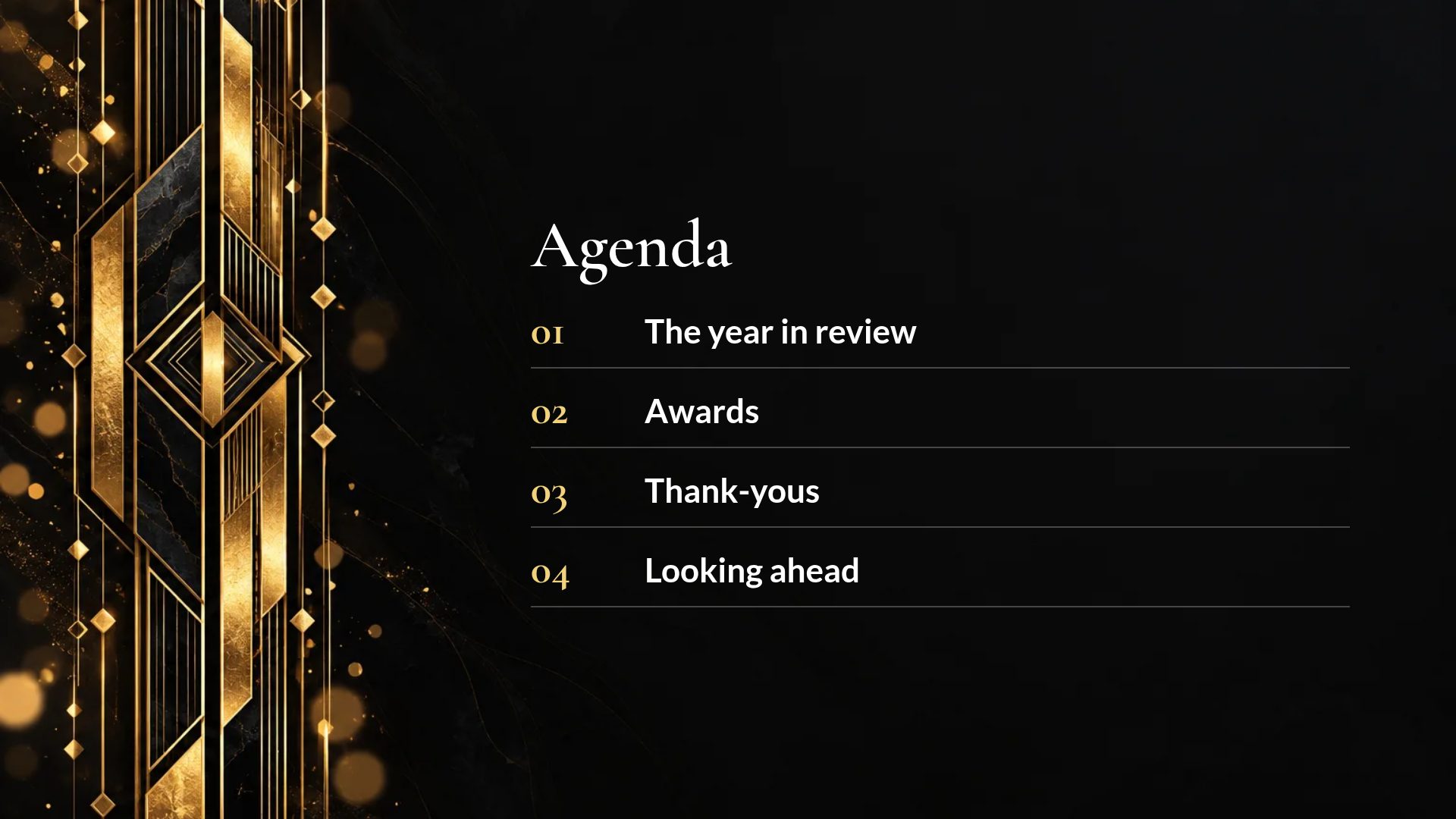 Noir Gold slide 3