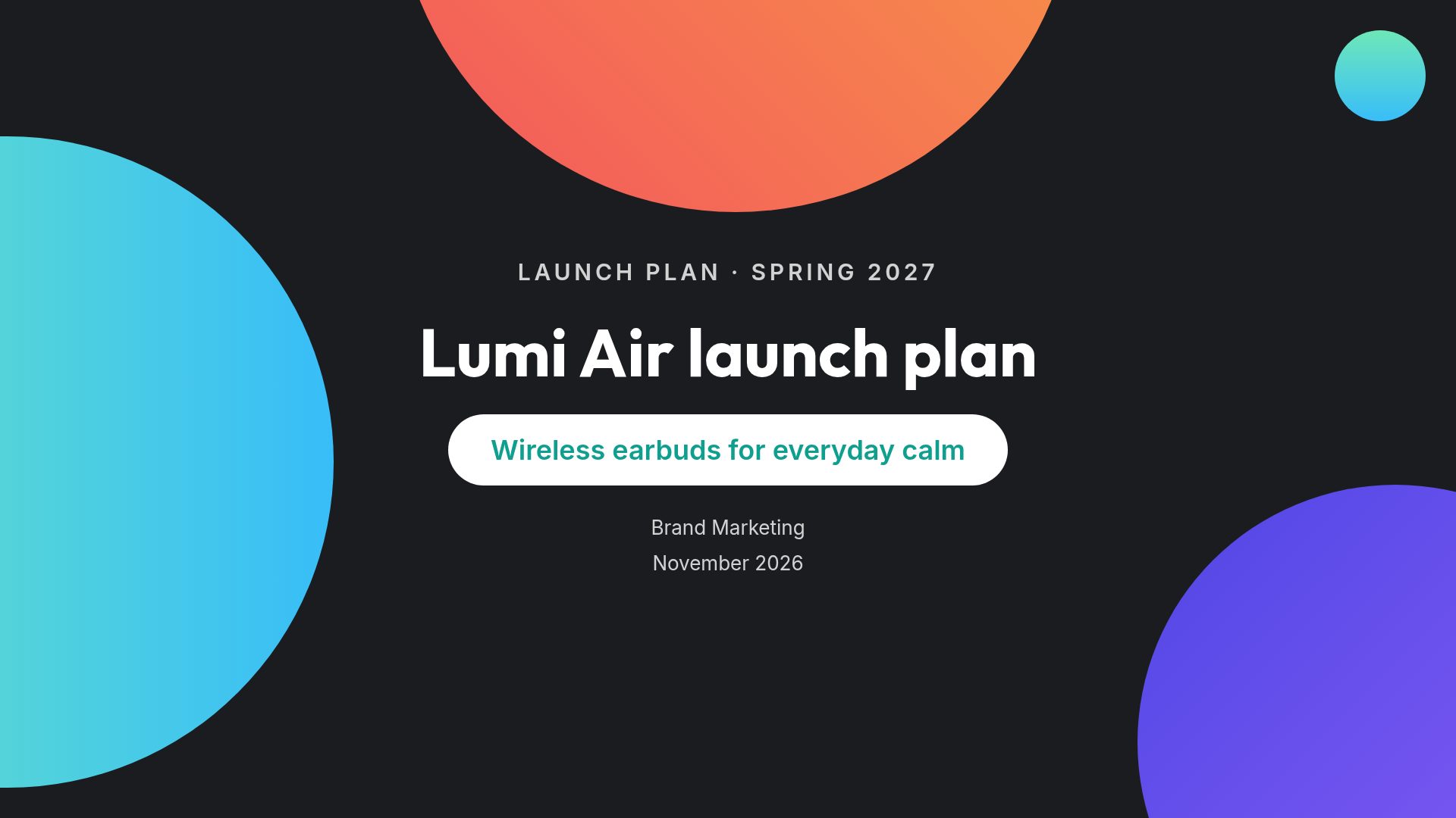 Orb Launch
