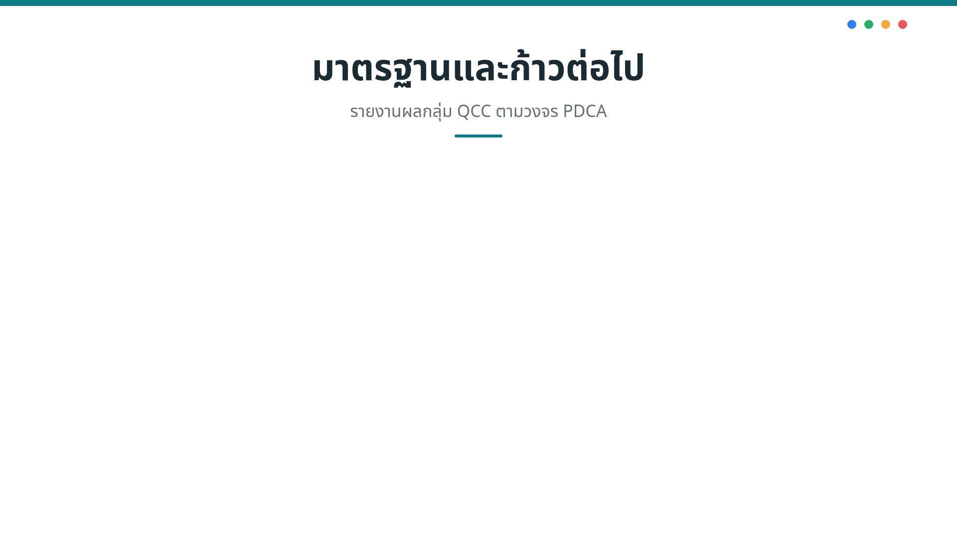 PDCA Cycle สไลด์ 15