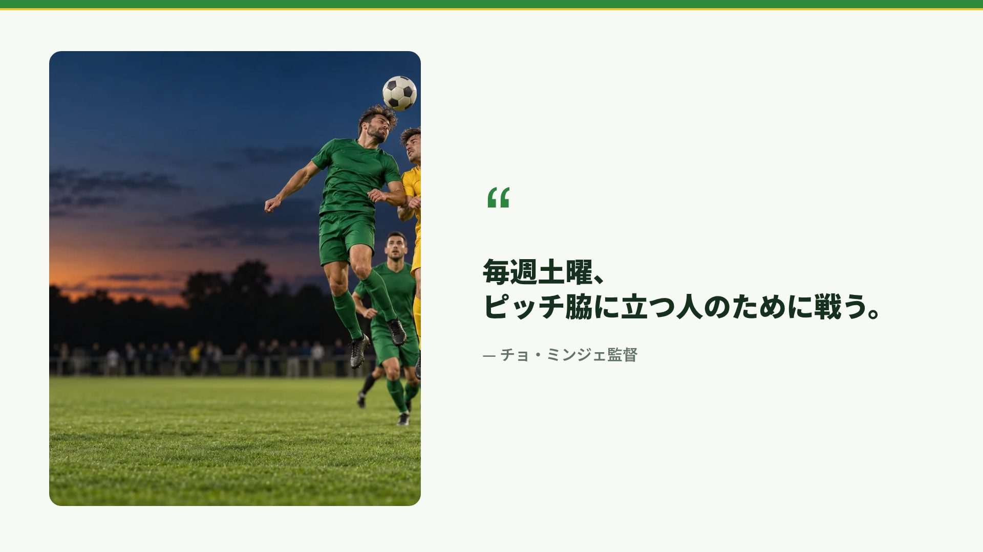 ピッチライン スライド 11