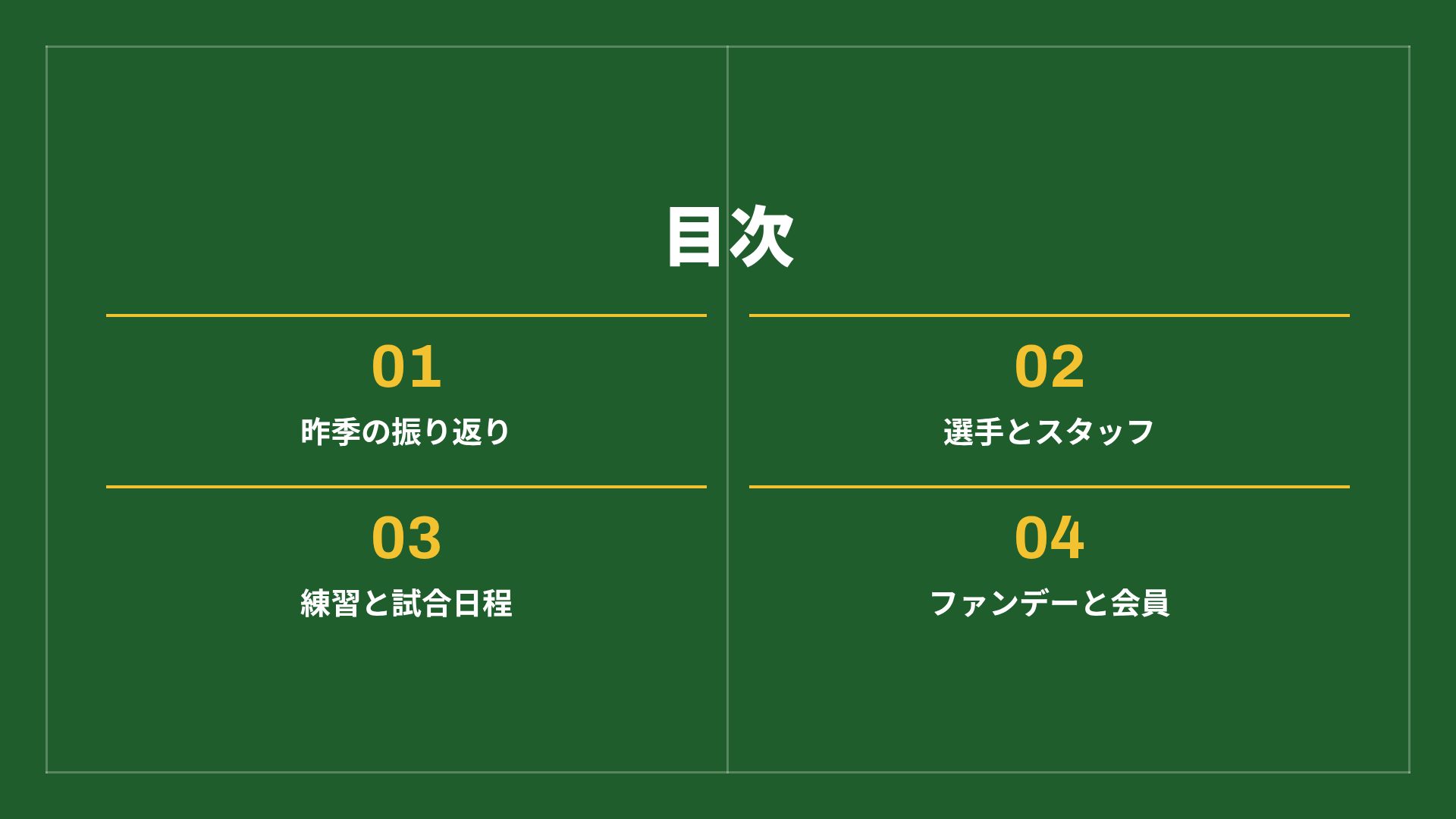 ピッチライン スライド 3