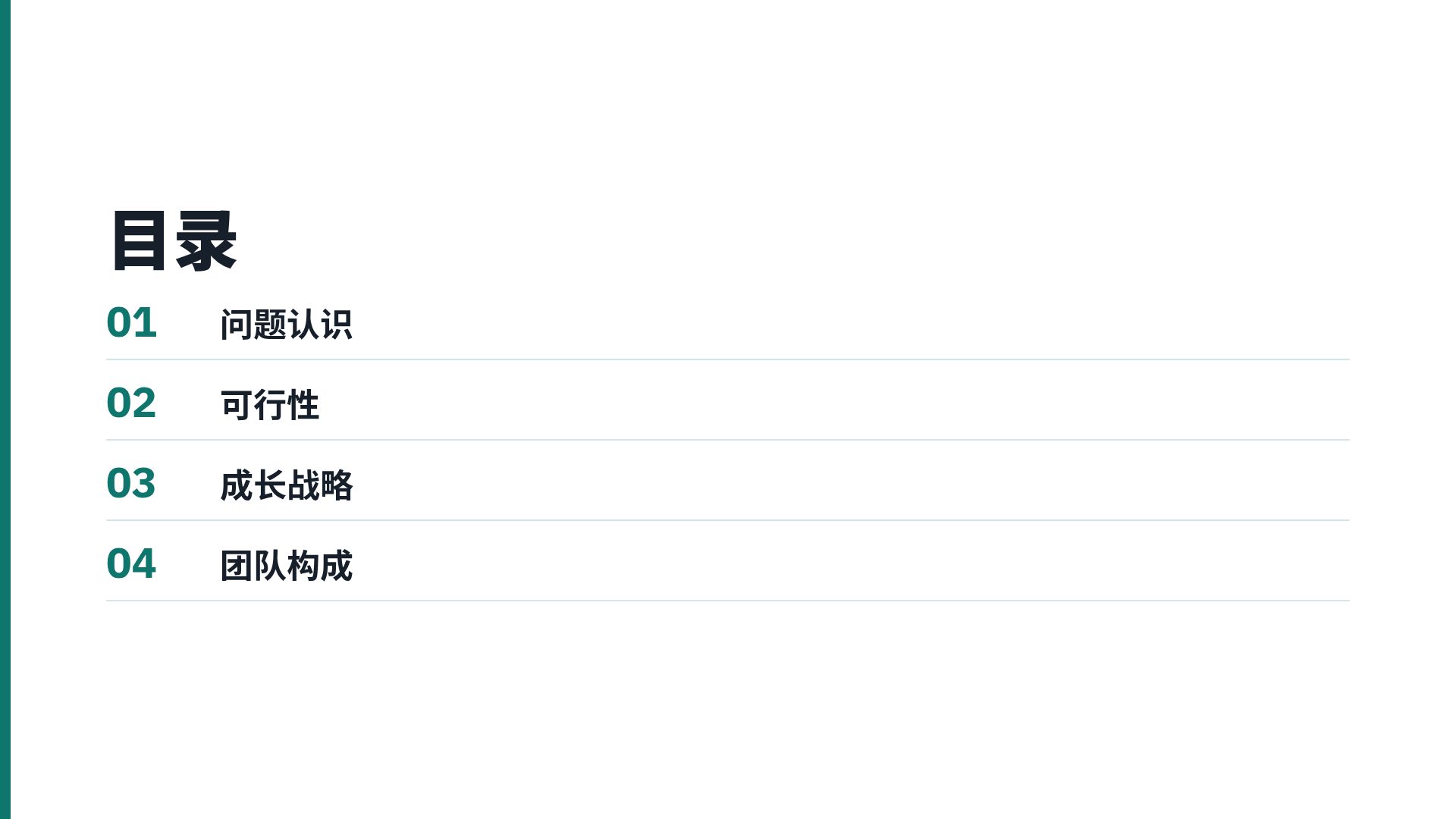 创业计划书 第 3 页