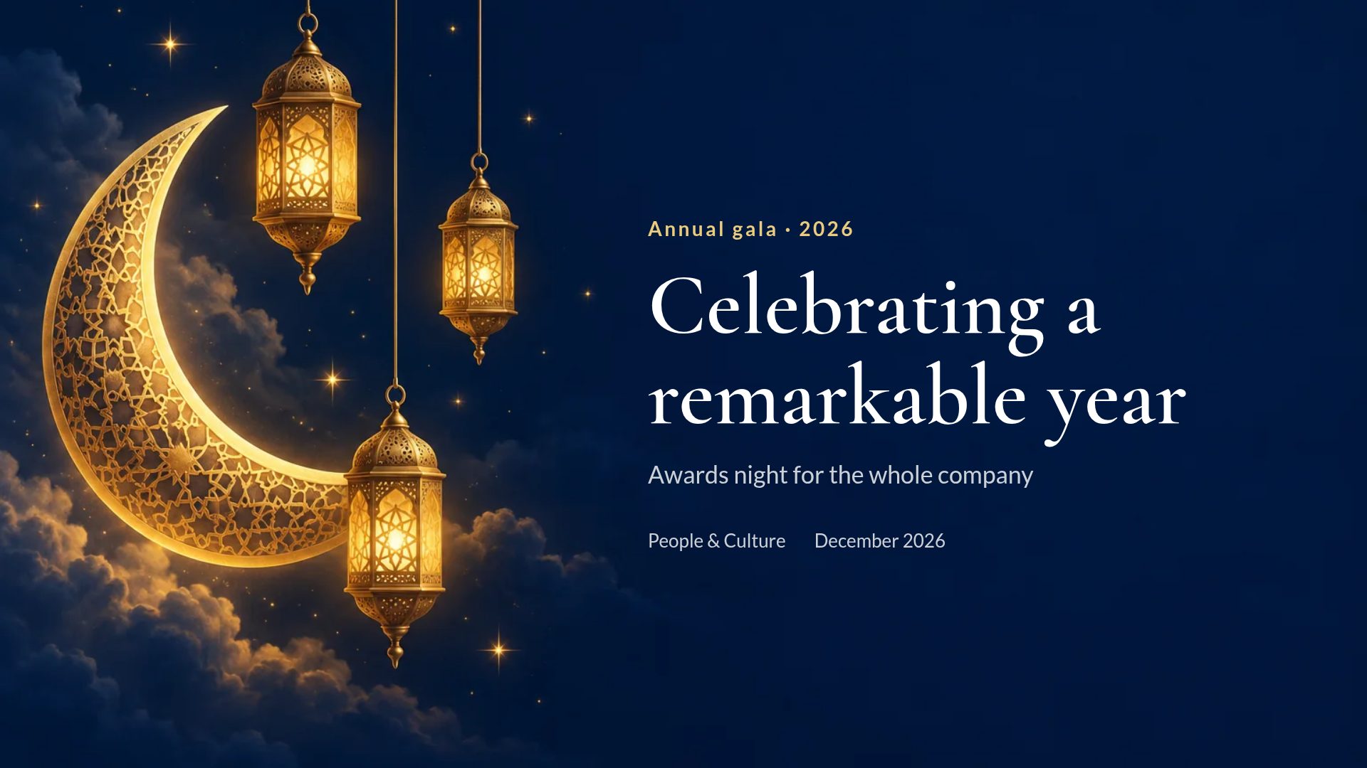 Ramadan Crescent slide 1