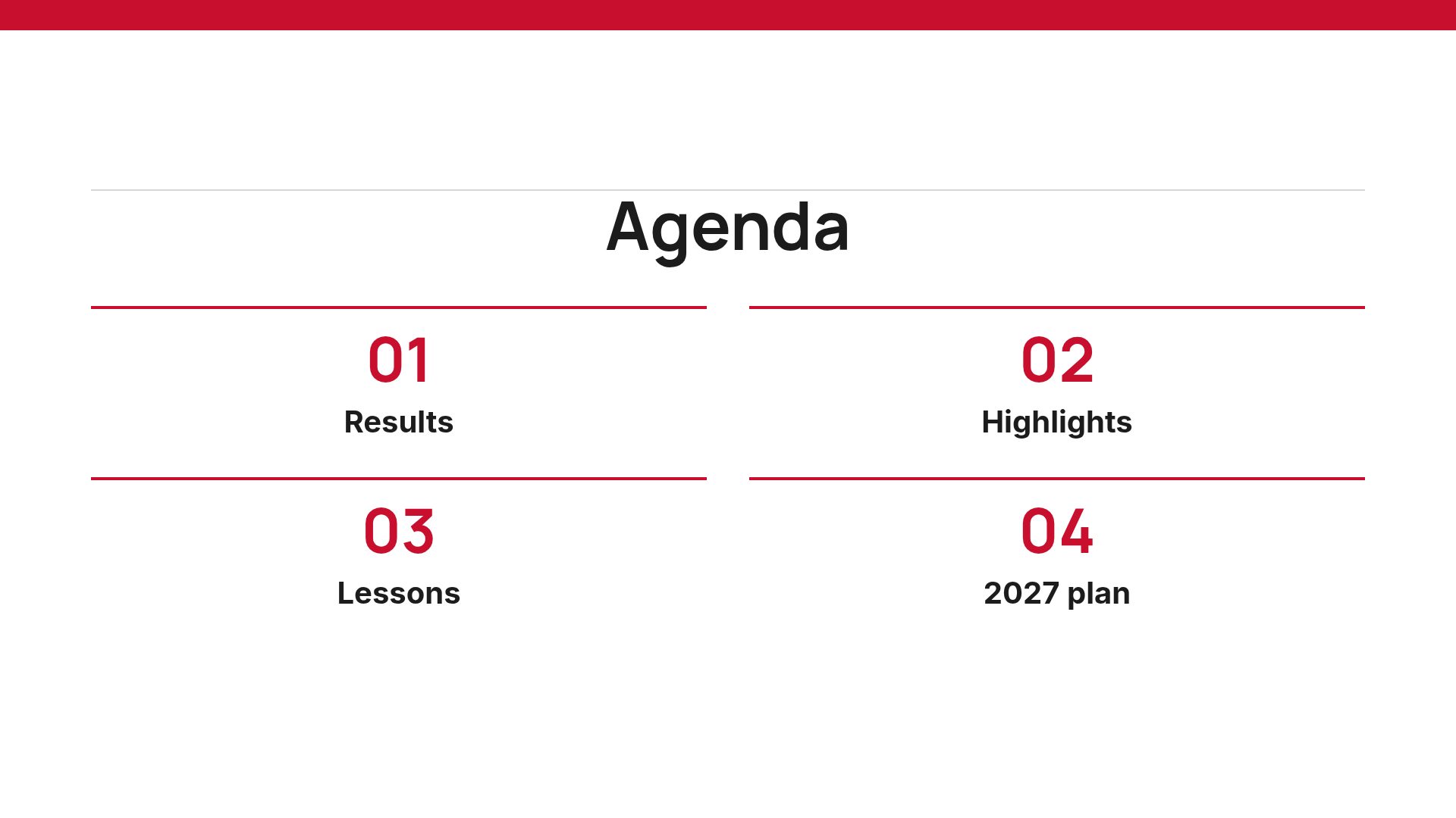 Red Company slide 3
