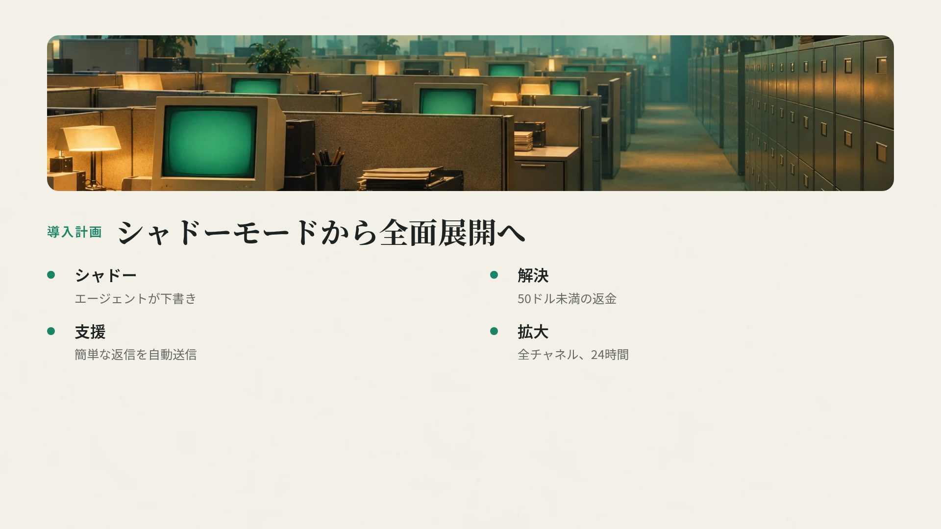 レトロオフィス スライド 6
