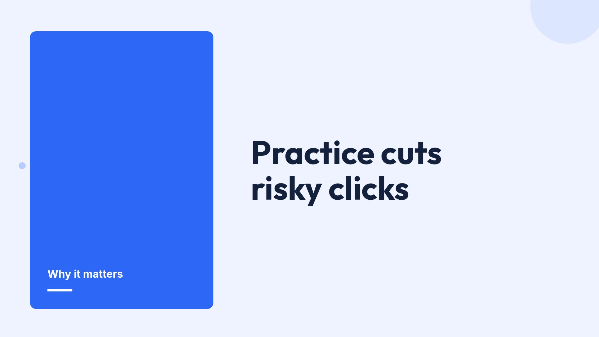 Secure Blue slide 9