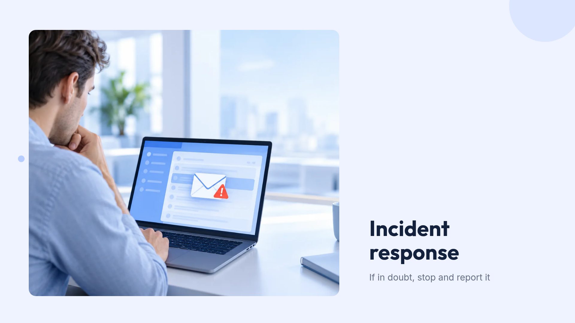 Secure Blue slide 13