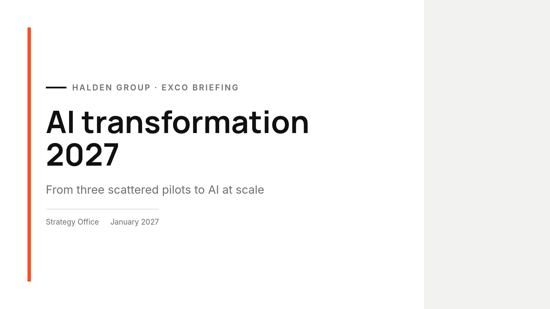 Signal Roadmap