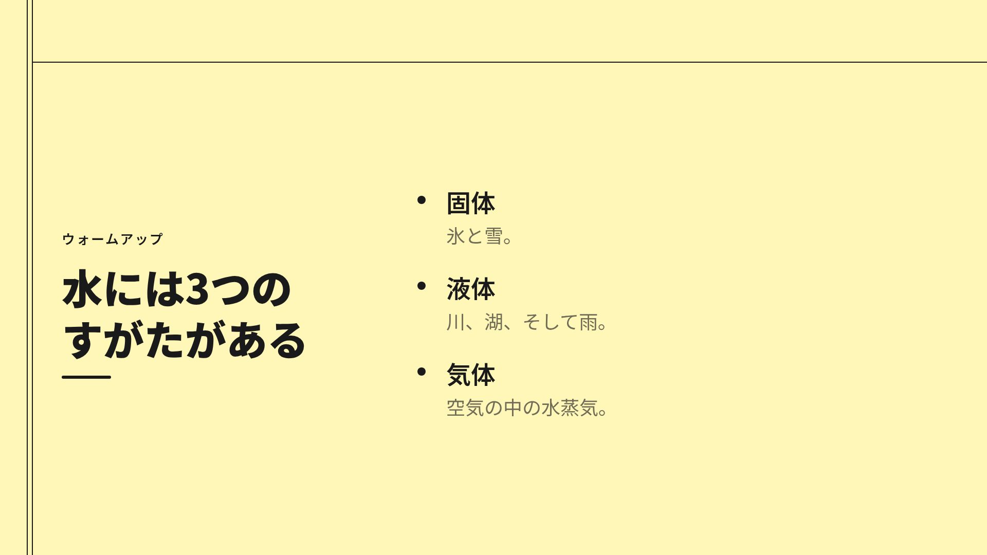 シンプルイエロー スライド 5