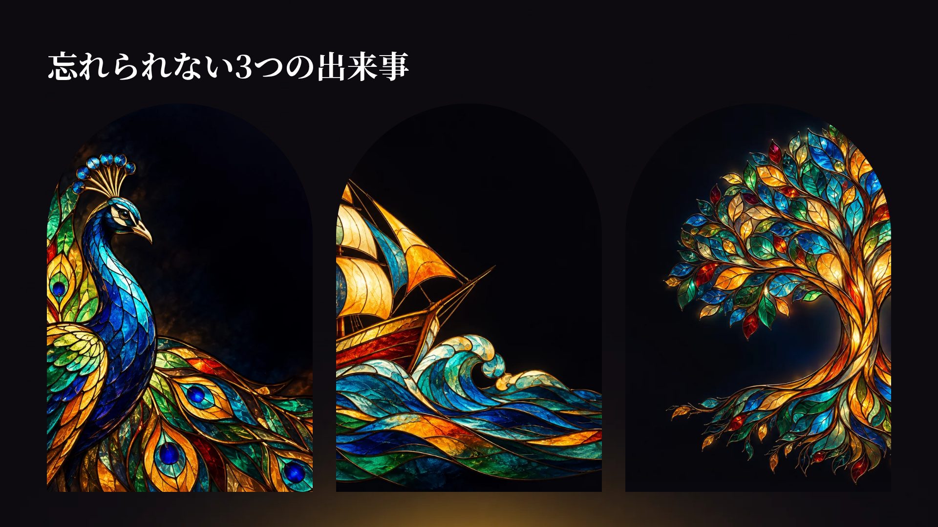 ステンドグラス スライド 14