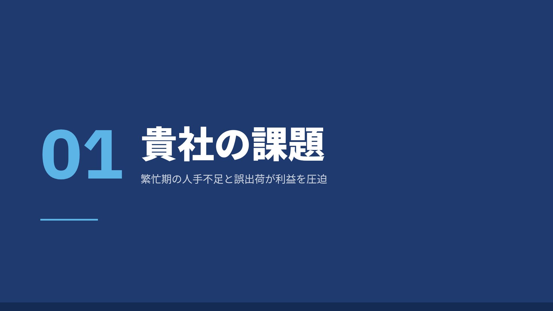 提案書ネイビー スライド 4