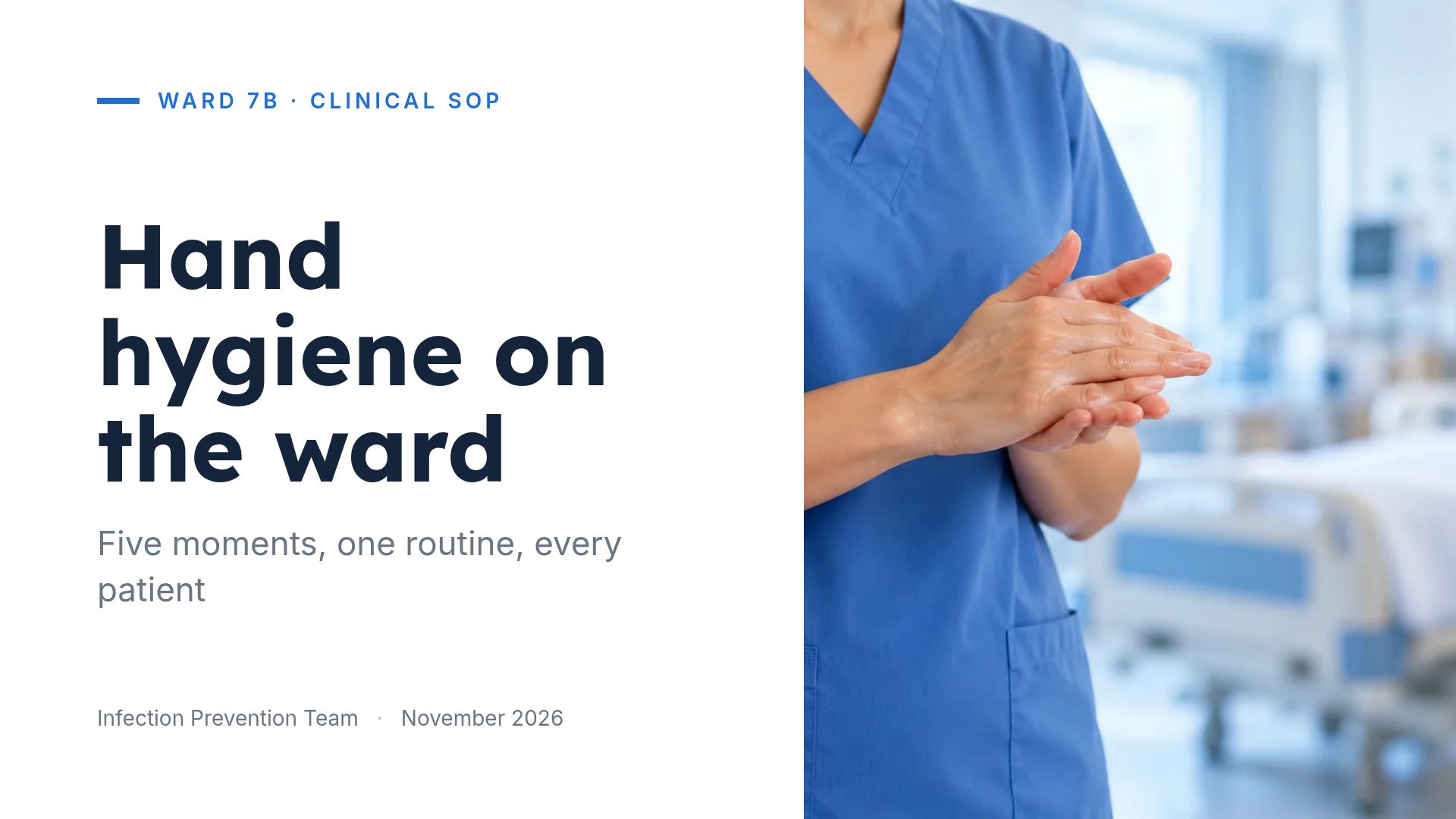 Ward SOP slide 2