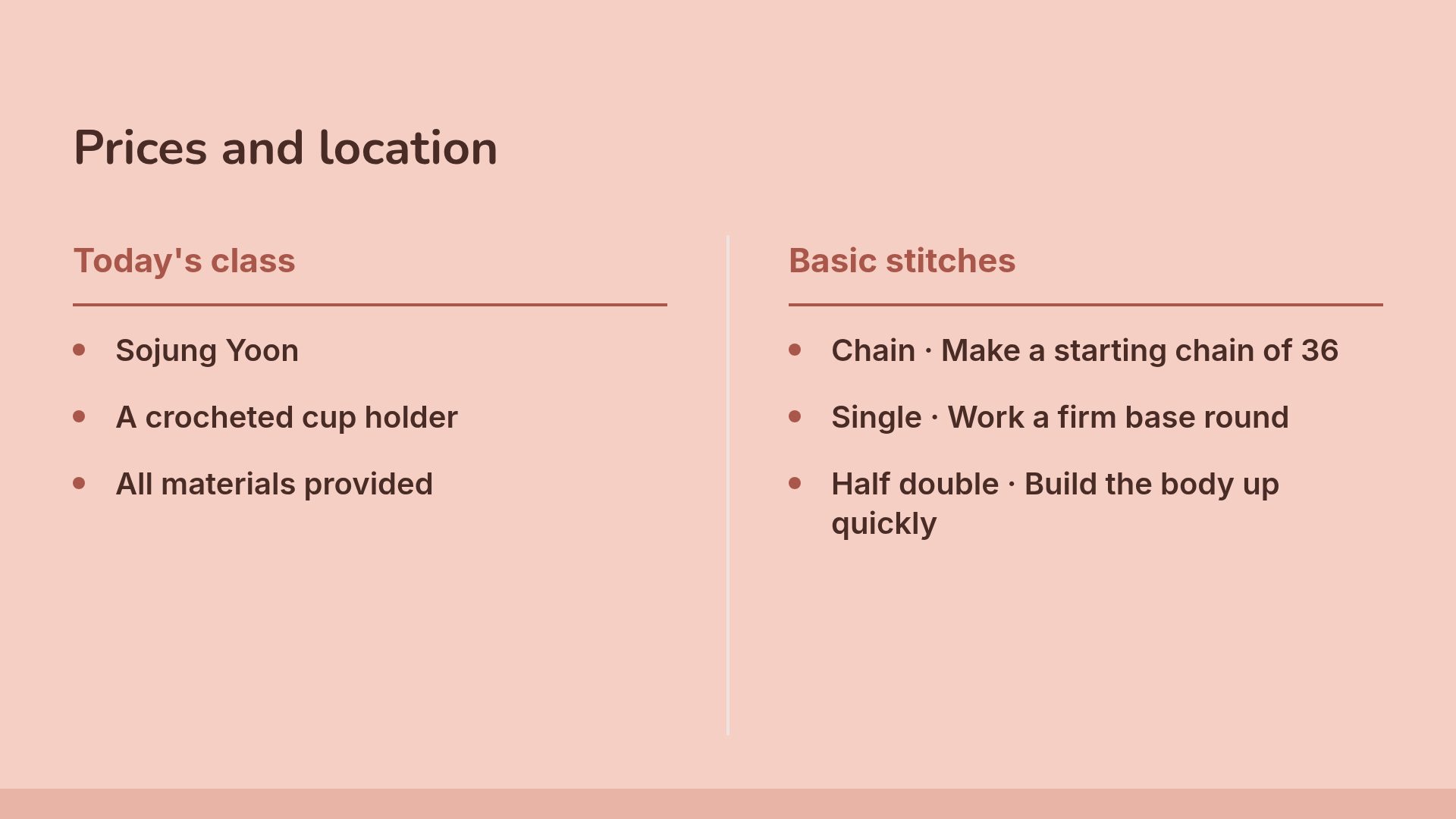 Yarn Class slide 8