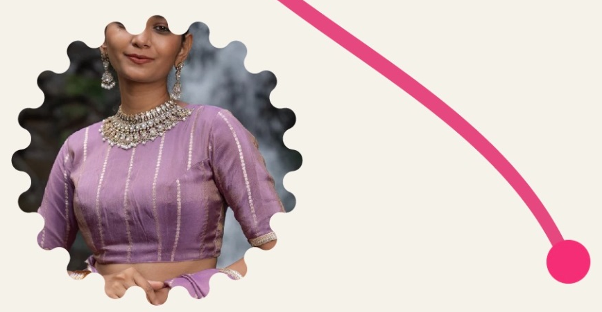 Bottom blouse decoration