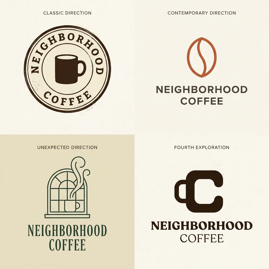 Brand direction explorations